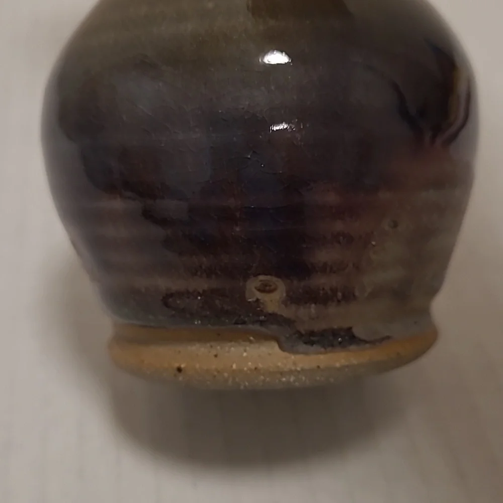 Artist Signed Nicholas Pottery Water Vessel/Vase